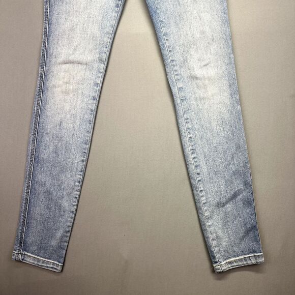 Free People Womens Size 26 Stretch Skinny Slim Straight Jeans Blue Light Wash - Picture 3 of 15